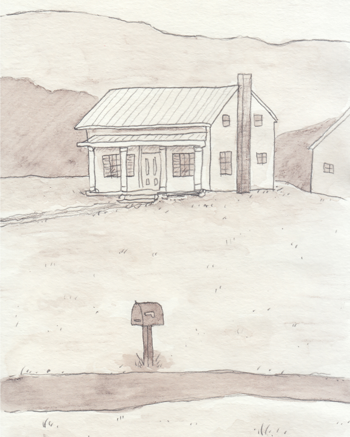 Drawing of house